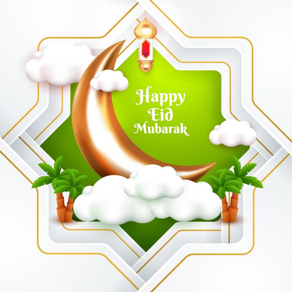 muharram islamic new year sale 3d podium display product vector