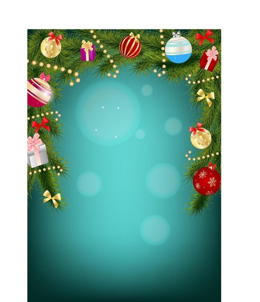 Abstract beauty Christmas and New Year background. Vector illustration