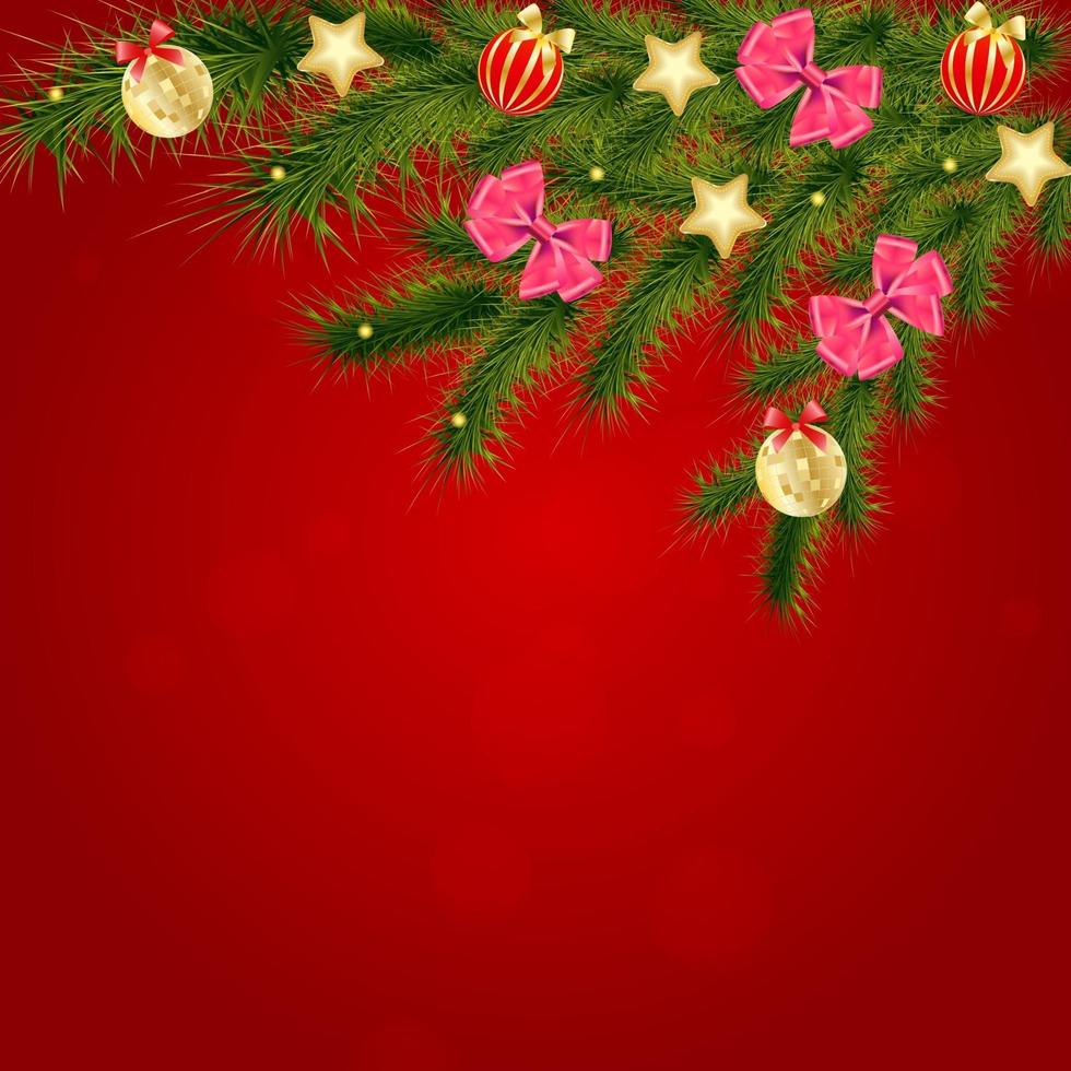 Abstract beauty Christmas and New Year background. Vector illustration