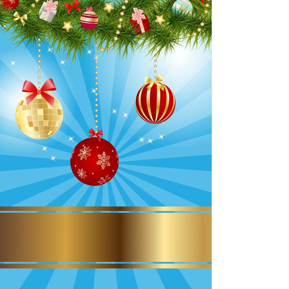 Abstract beauty Christmas and New Year background. vector