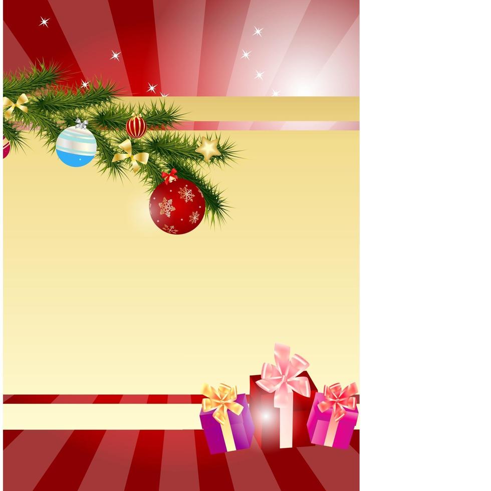 Abstract beauty Christmas and New Year background. vector