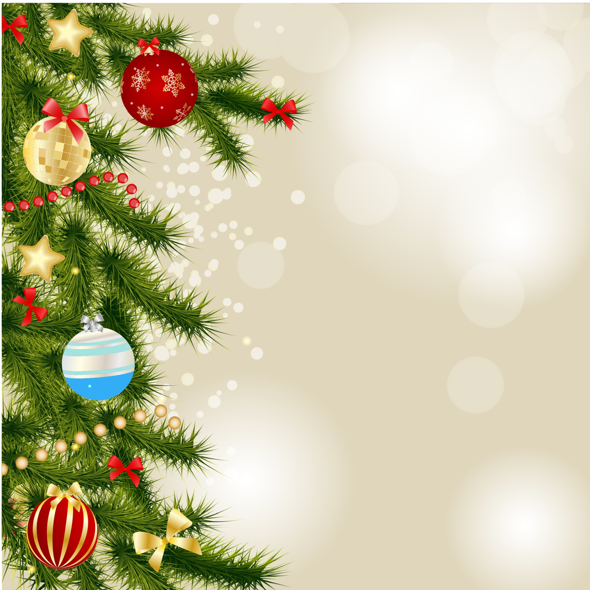 Abstract beauty Christmas and New Year background. Vector illustration ...