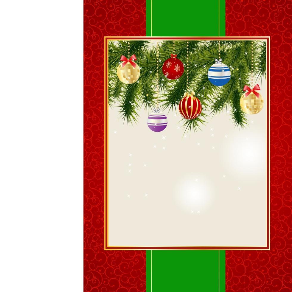 Fondo de invitación de navidad y año nuevo de belleza abstracta vector