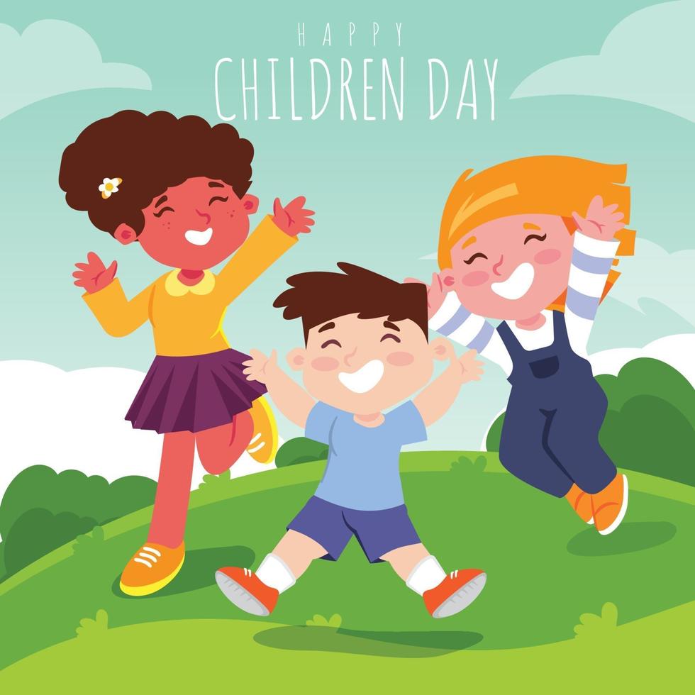 Happy Children's Day Concept vector