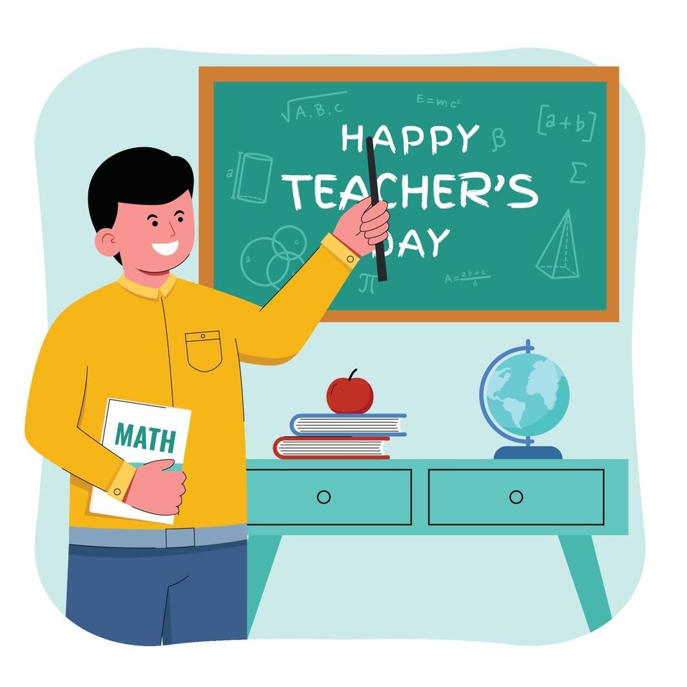 Happy Teacher's Day vector