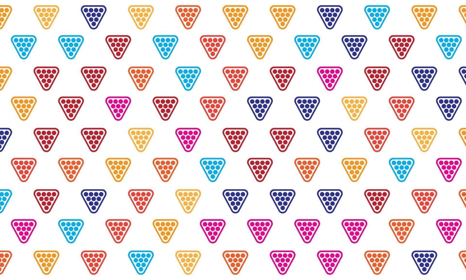 Colorful Snooker Seamless Pattern Background vector