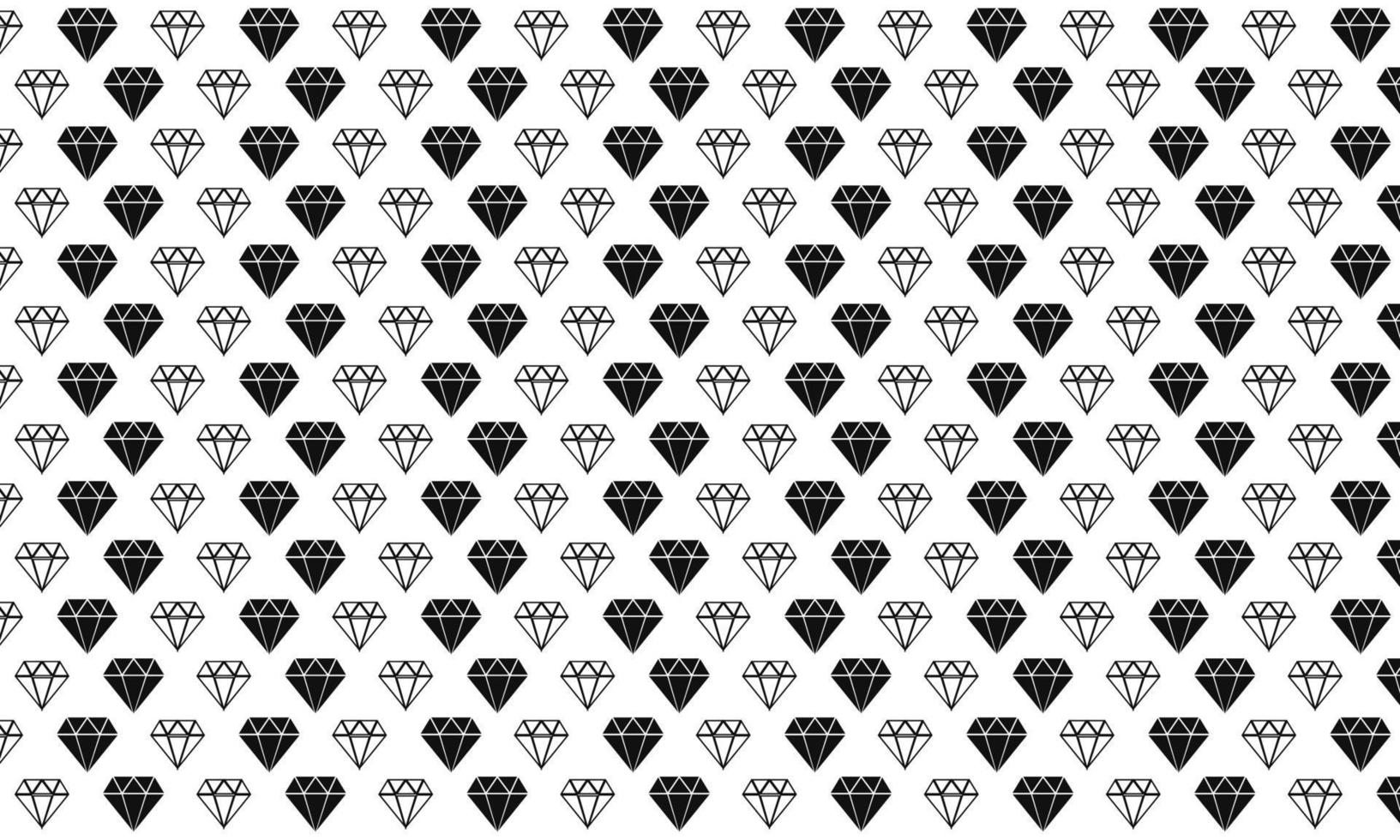 Black and White Diamond Seamless Pattern vector