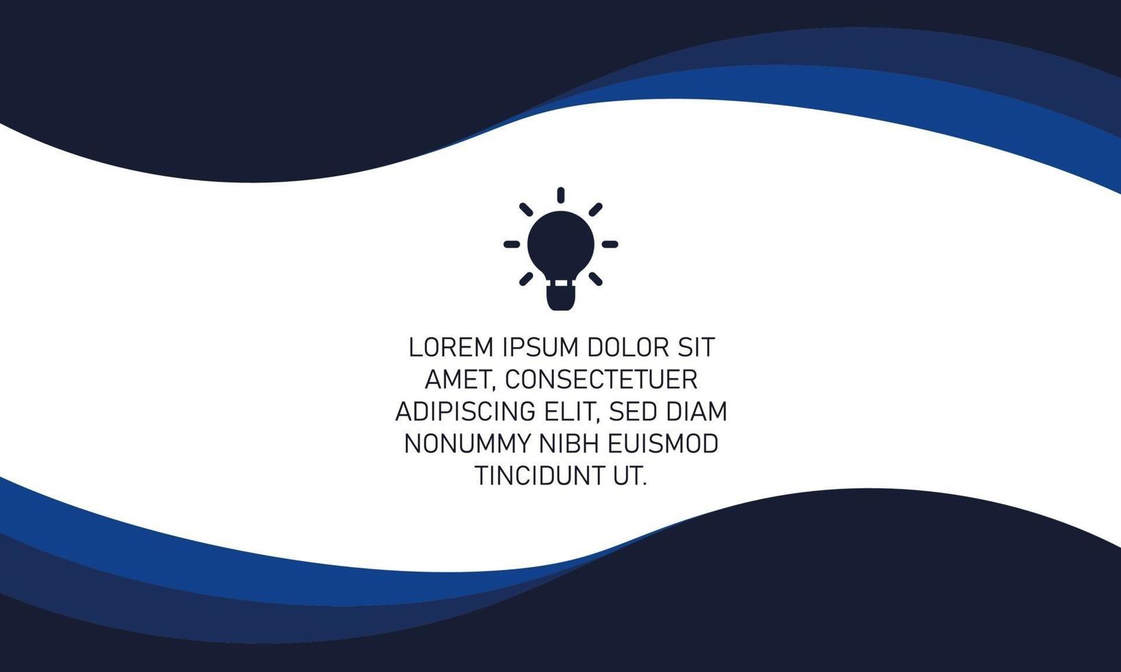 Abstract Blue Colored Background With Wavy Shapes vector