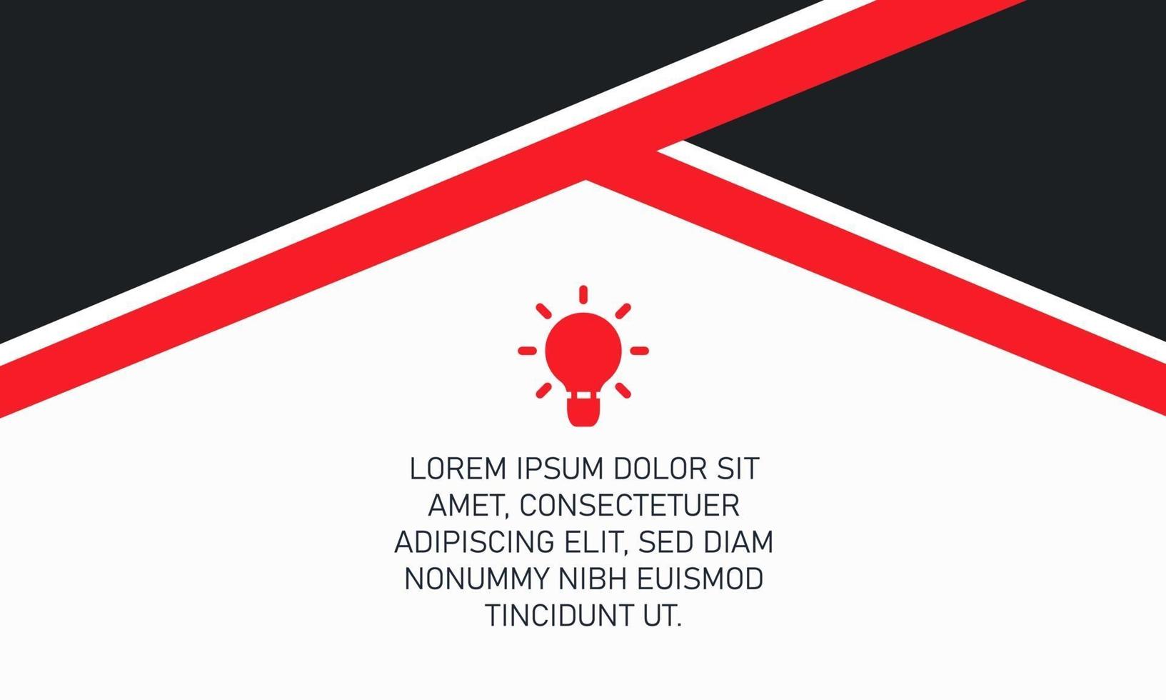 Modern Black and Red Background With Curved Shapes vector