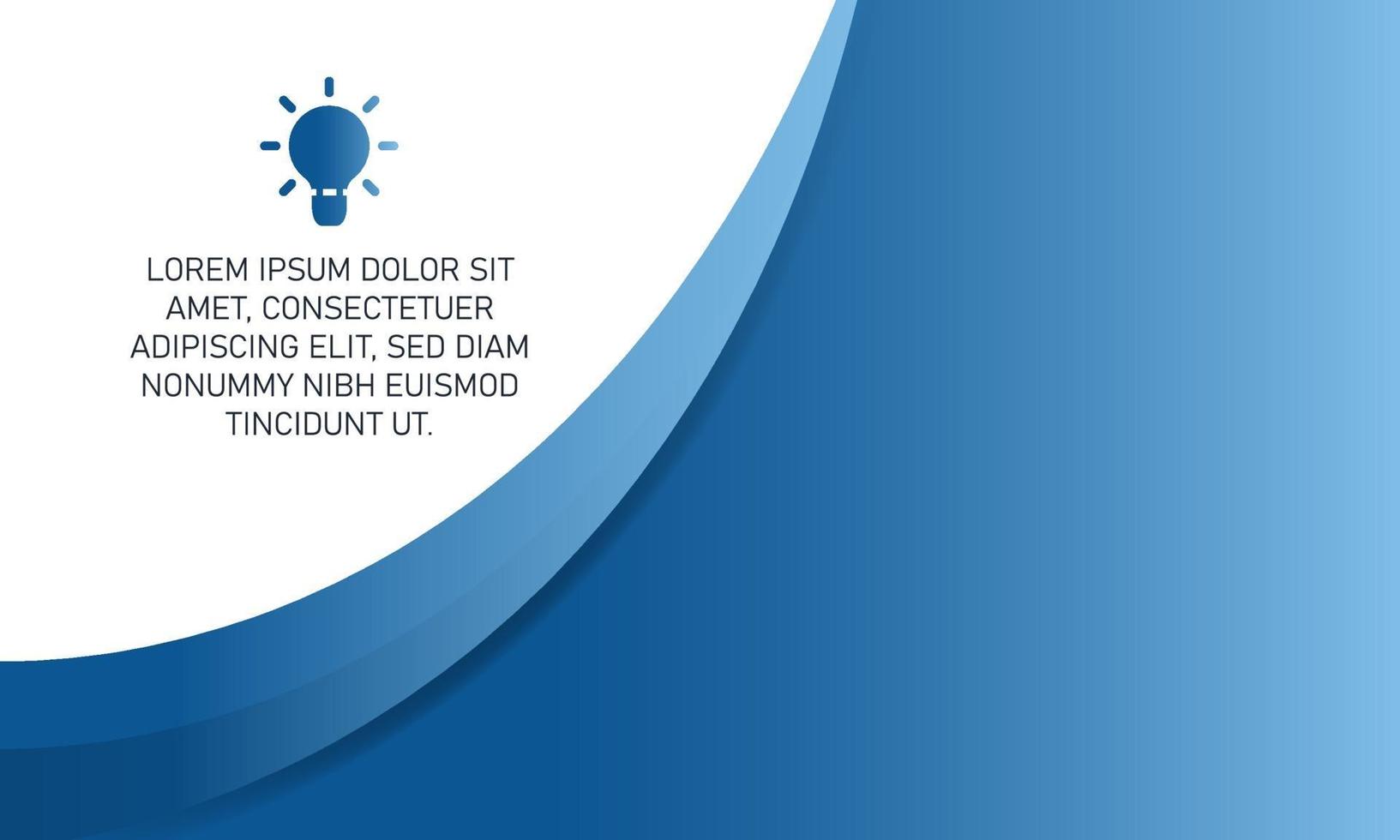 Modern Gradient Blue Presentation Background vector