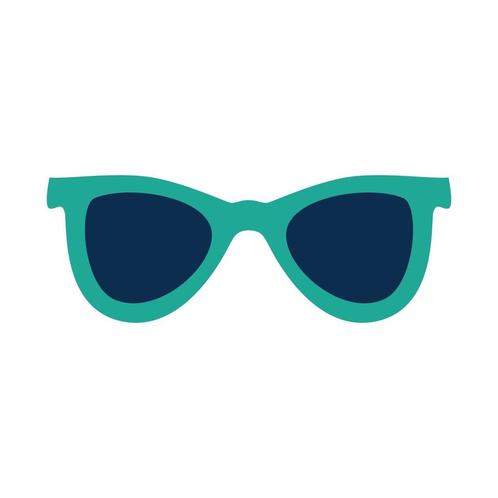Sunglasses isolated on a white background. Flat vector illustration