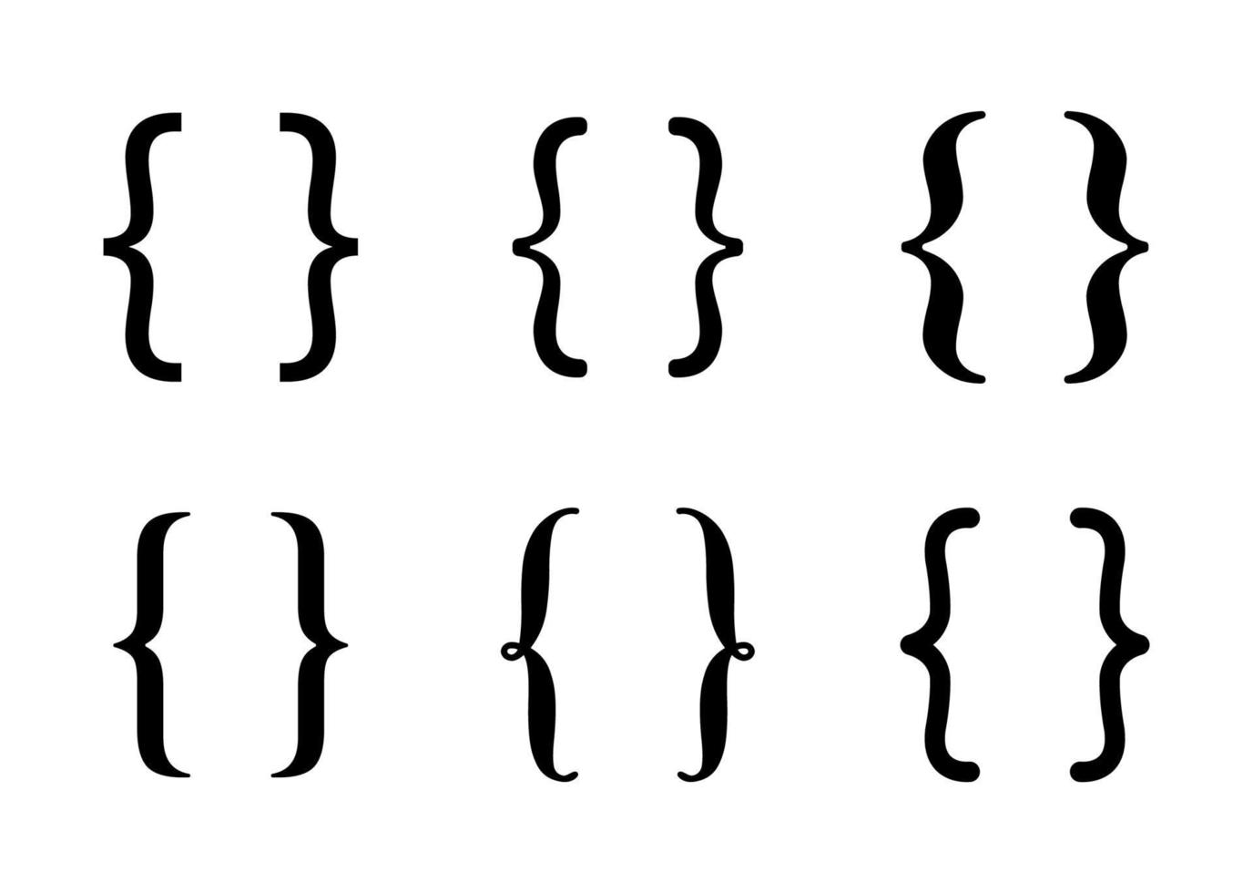 conjunto de iconos de soportes - ilustración vectorial. vector