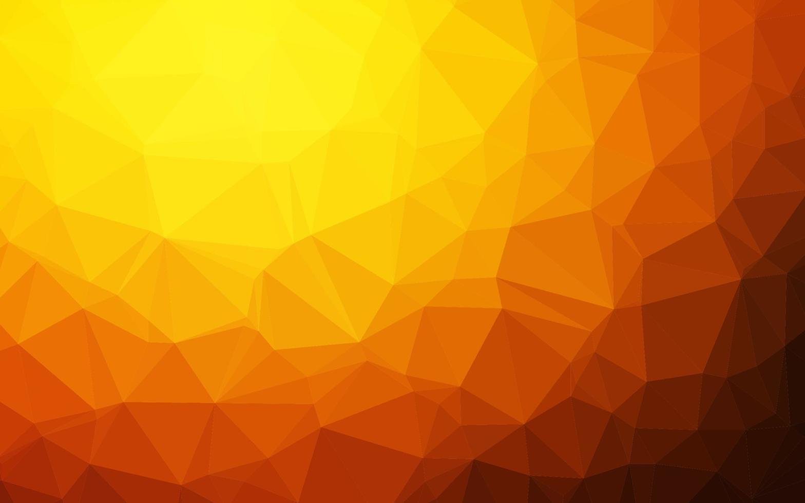 Dark Orange vector abstract polygonal texture.