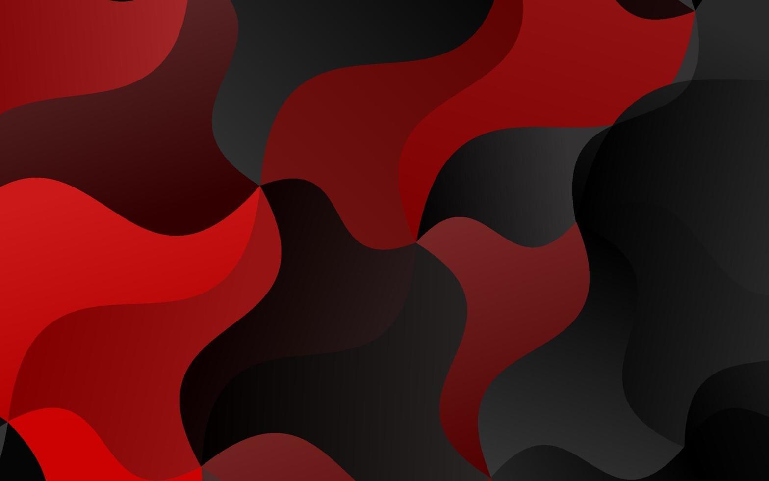 Light Red vector background with liquid shapes.
