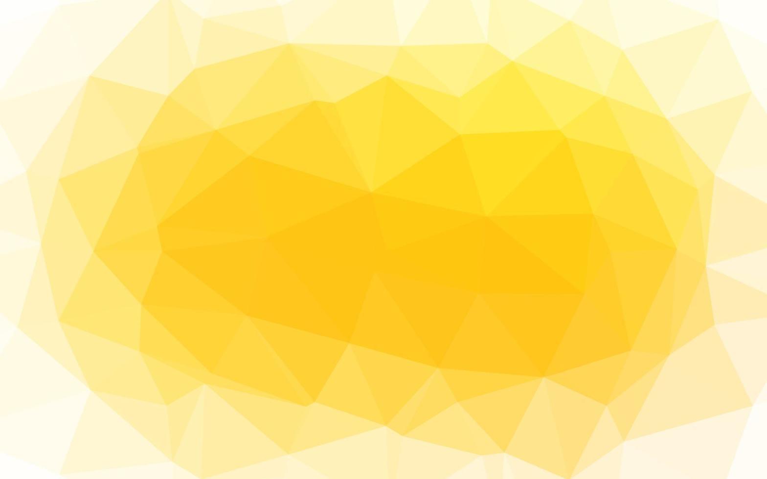 Light Yellow, Orange vector abstract mosaic background.