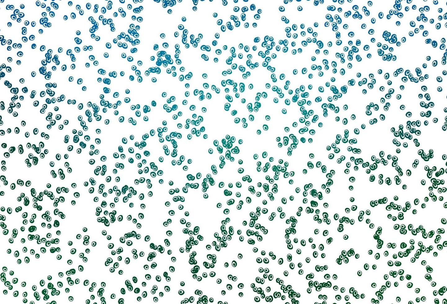 Light Blue, Green vector texture with disks.