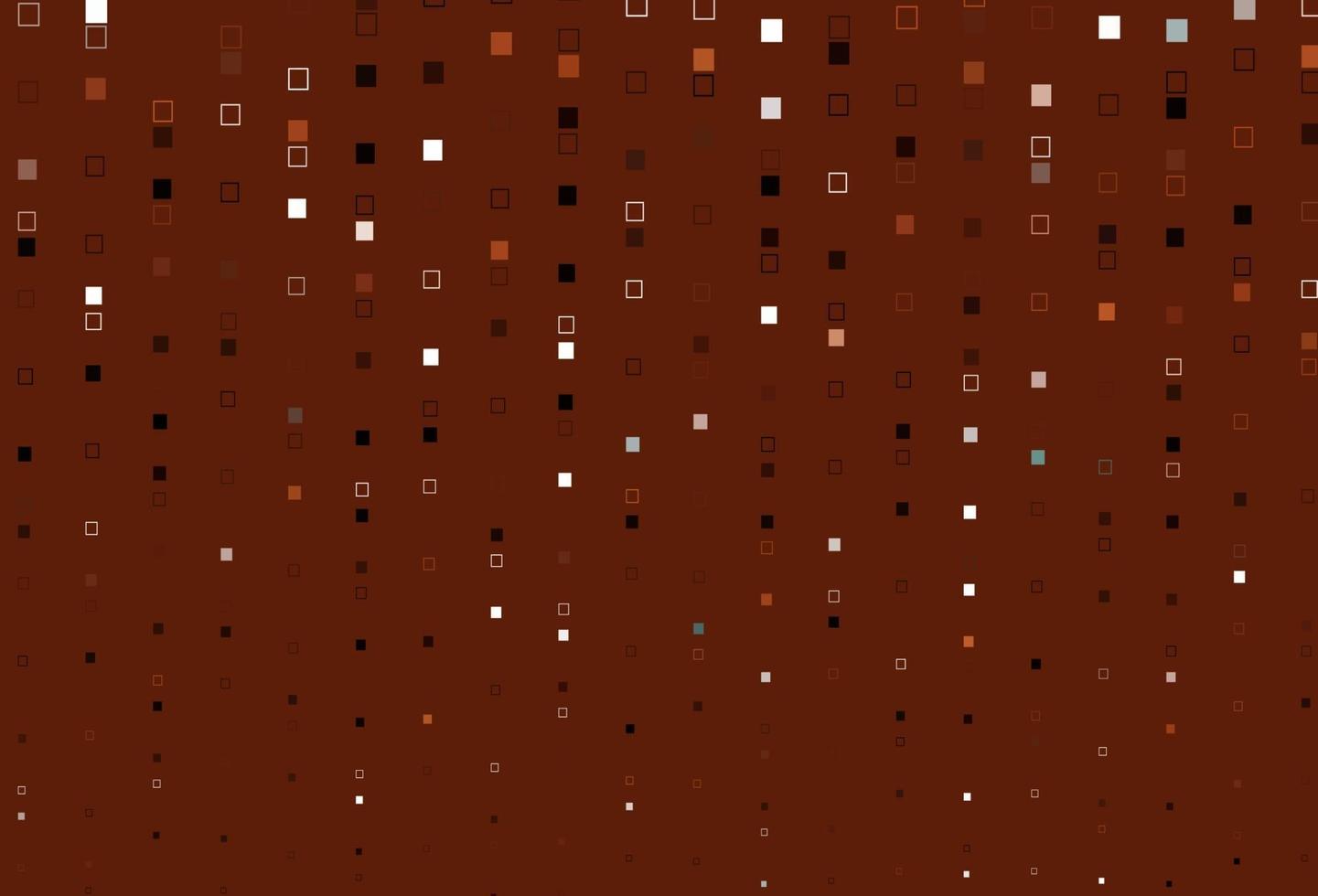 Light Orange vector pattern with crystals, rectangles.