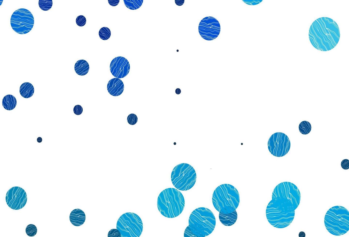 Light blue vector pattern with spheres.