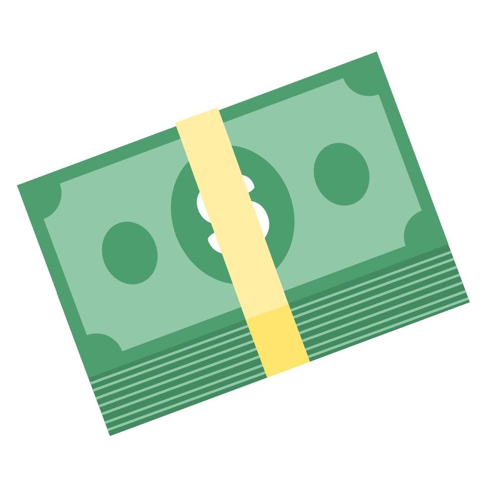 hand drawn Bundles dollars vector