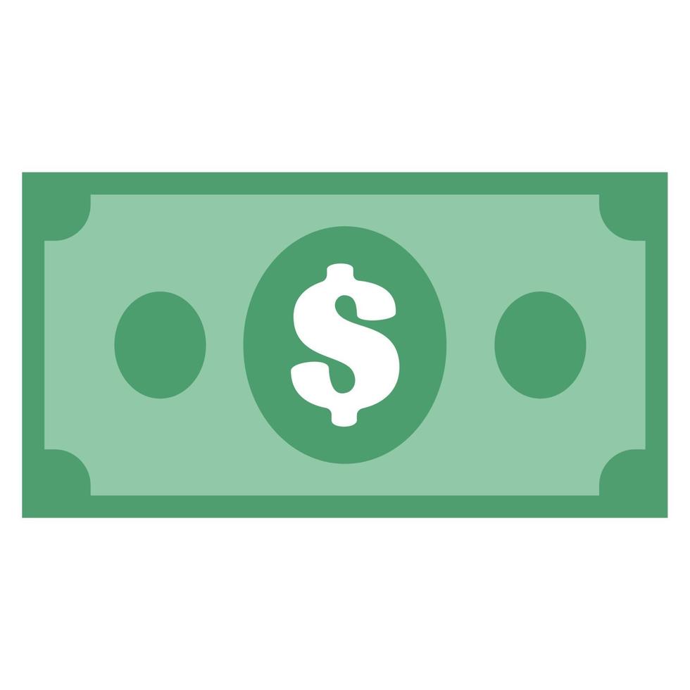illustration of a stack of dollars vector