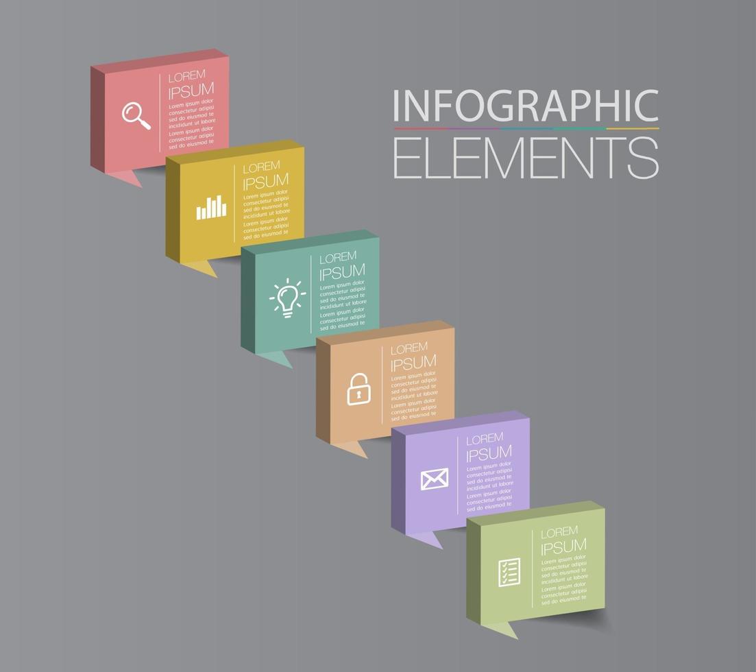 intensificar el concepto de éxito empresarial. agita el vector de infografía