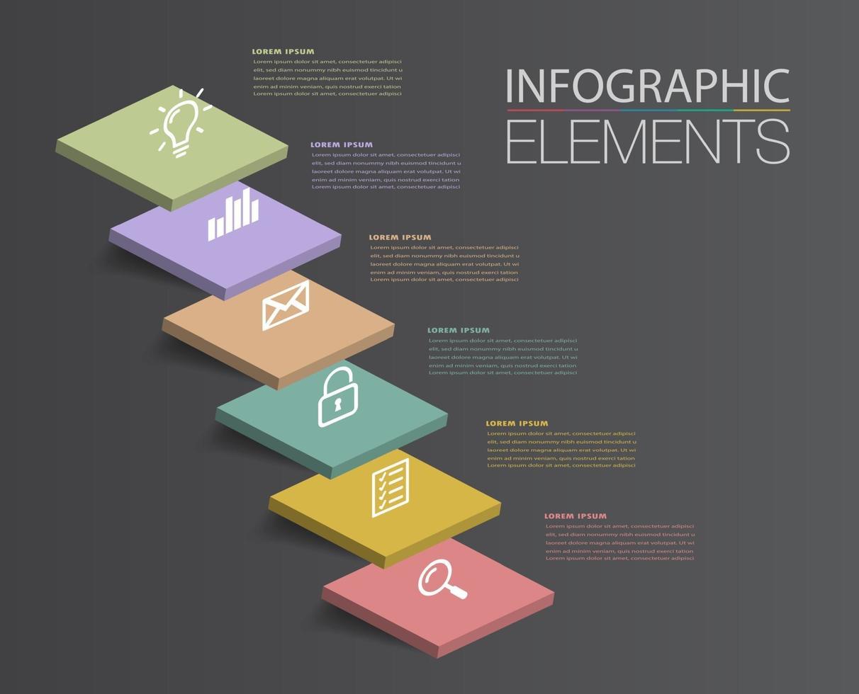 step up of business successful concept. Stirs infographic vector
