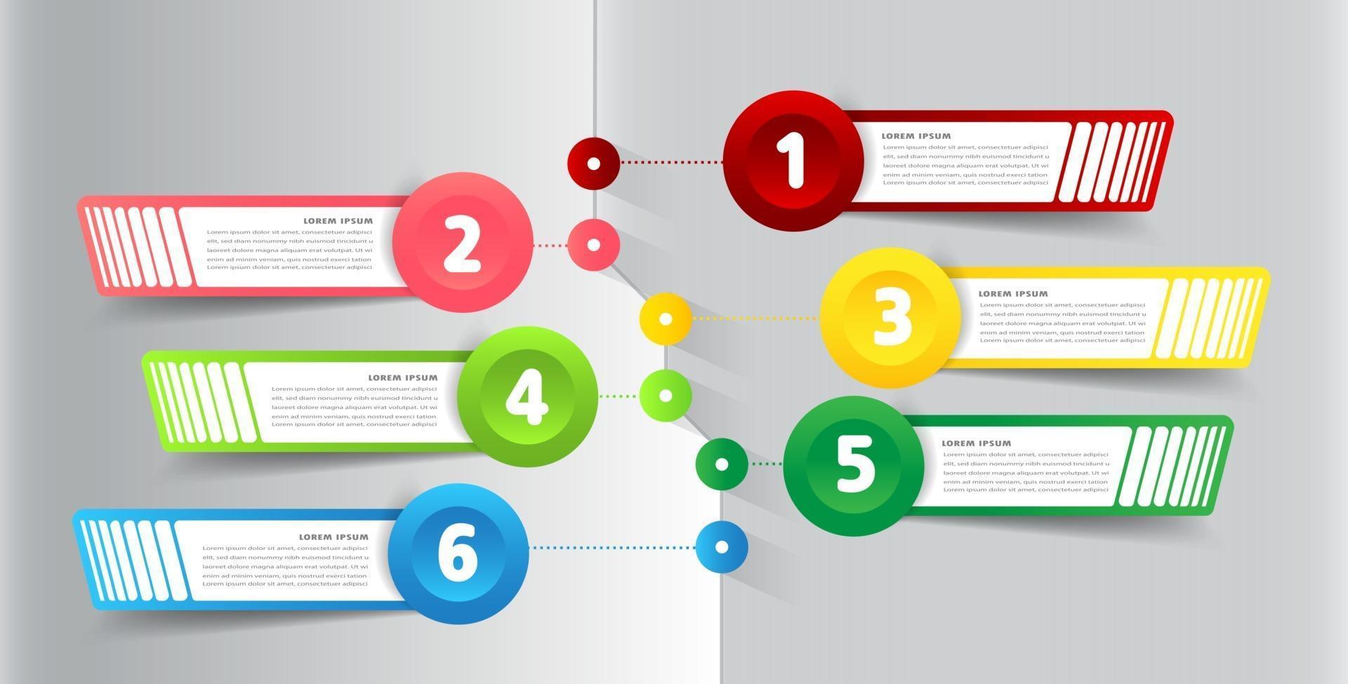 modern timeline text box template, infographics banner vector