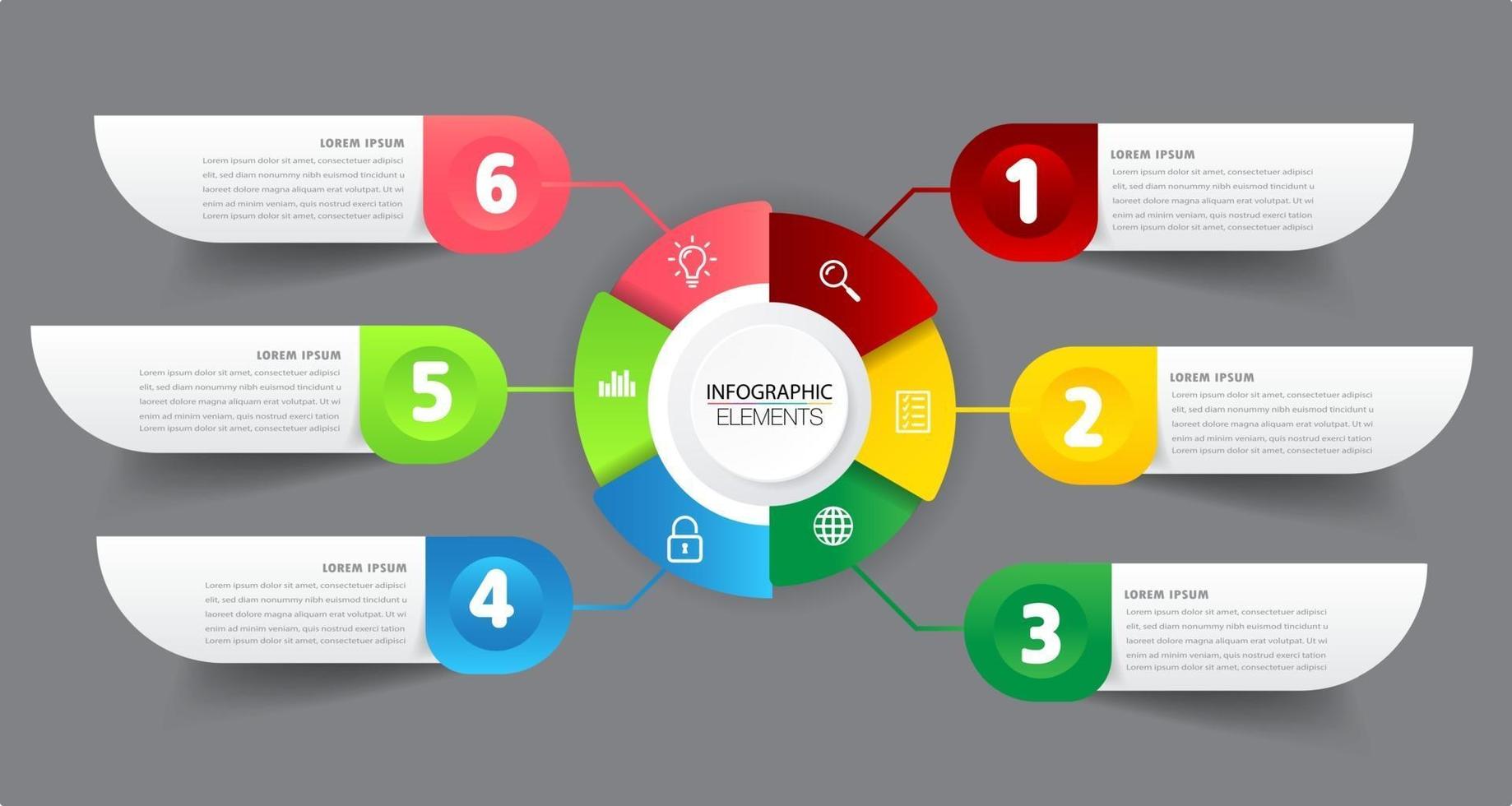 modern timeline text box template, infographics banner vector