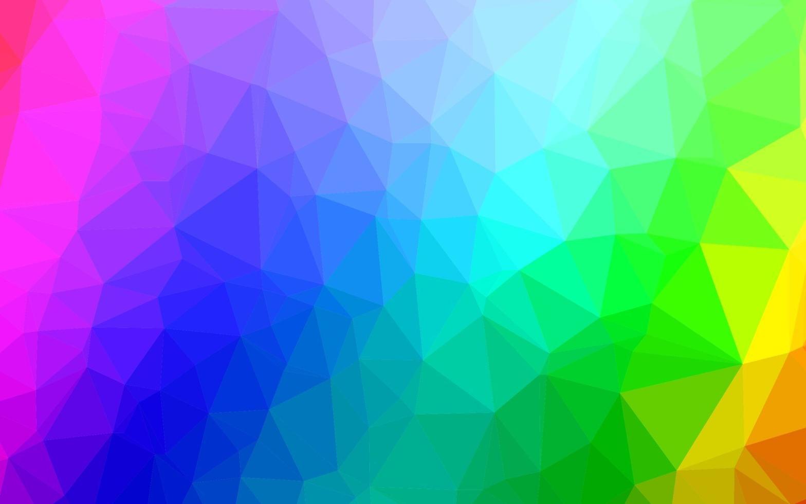 Light Multicolor, Rainbow vector abstract mosaic background.