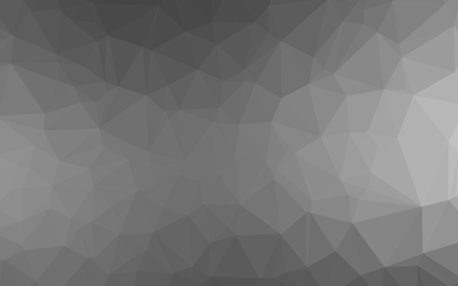 Plantilla de triángulo borroso vector plateado claro, gris.