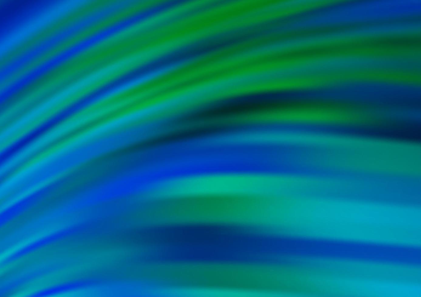 plantilla de vector azul claro, verde con líneas abstractas.