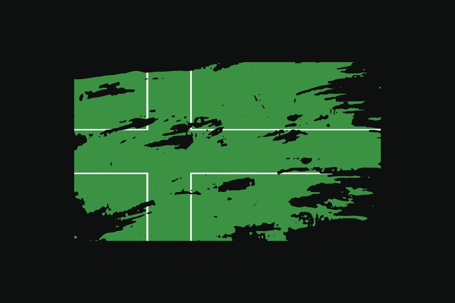 bandera de estilo grunge de la ladonia. ilustración vectorial. vector