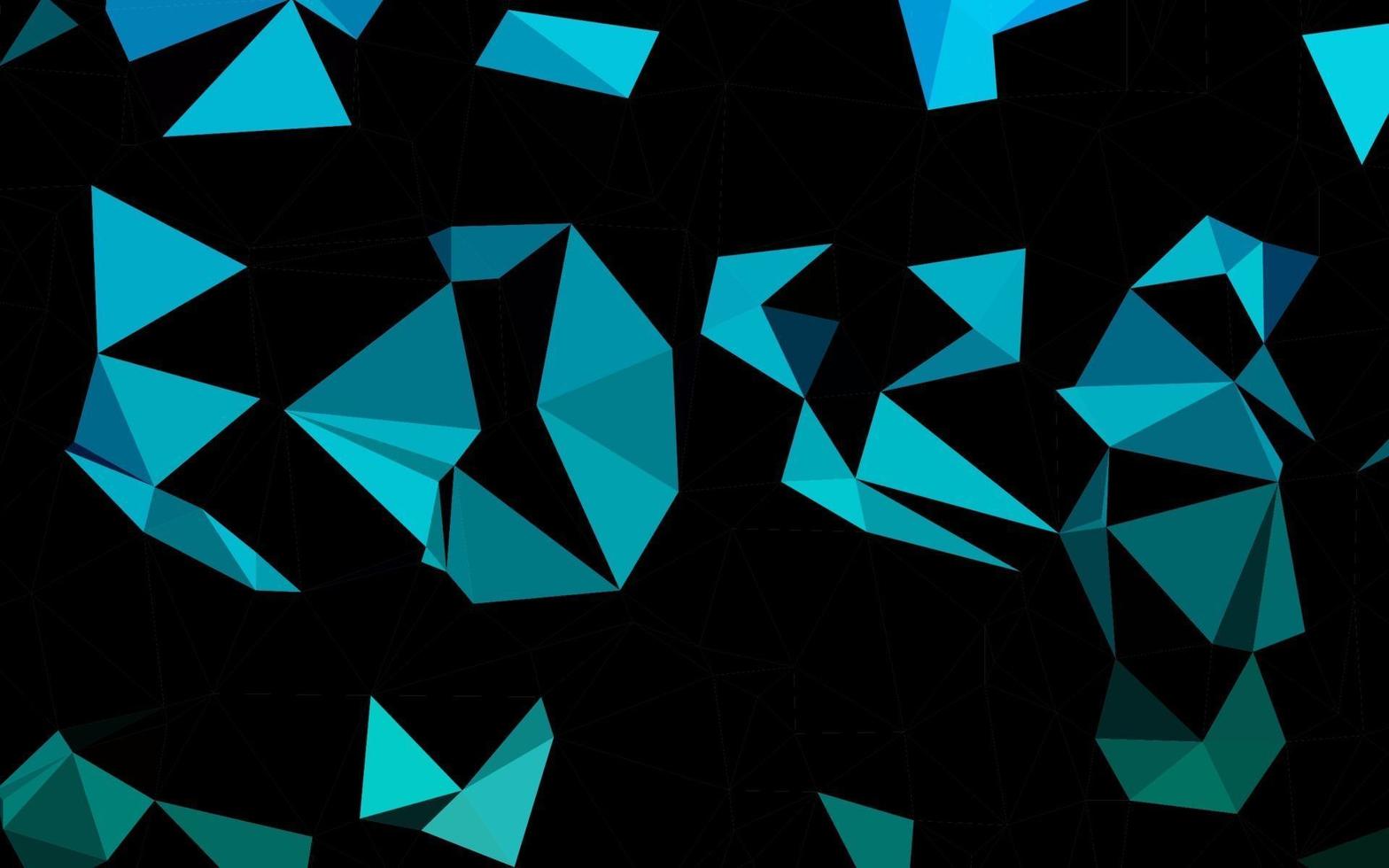 Light Blue, Green vector abstract polygonal layout.