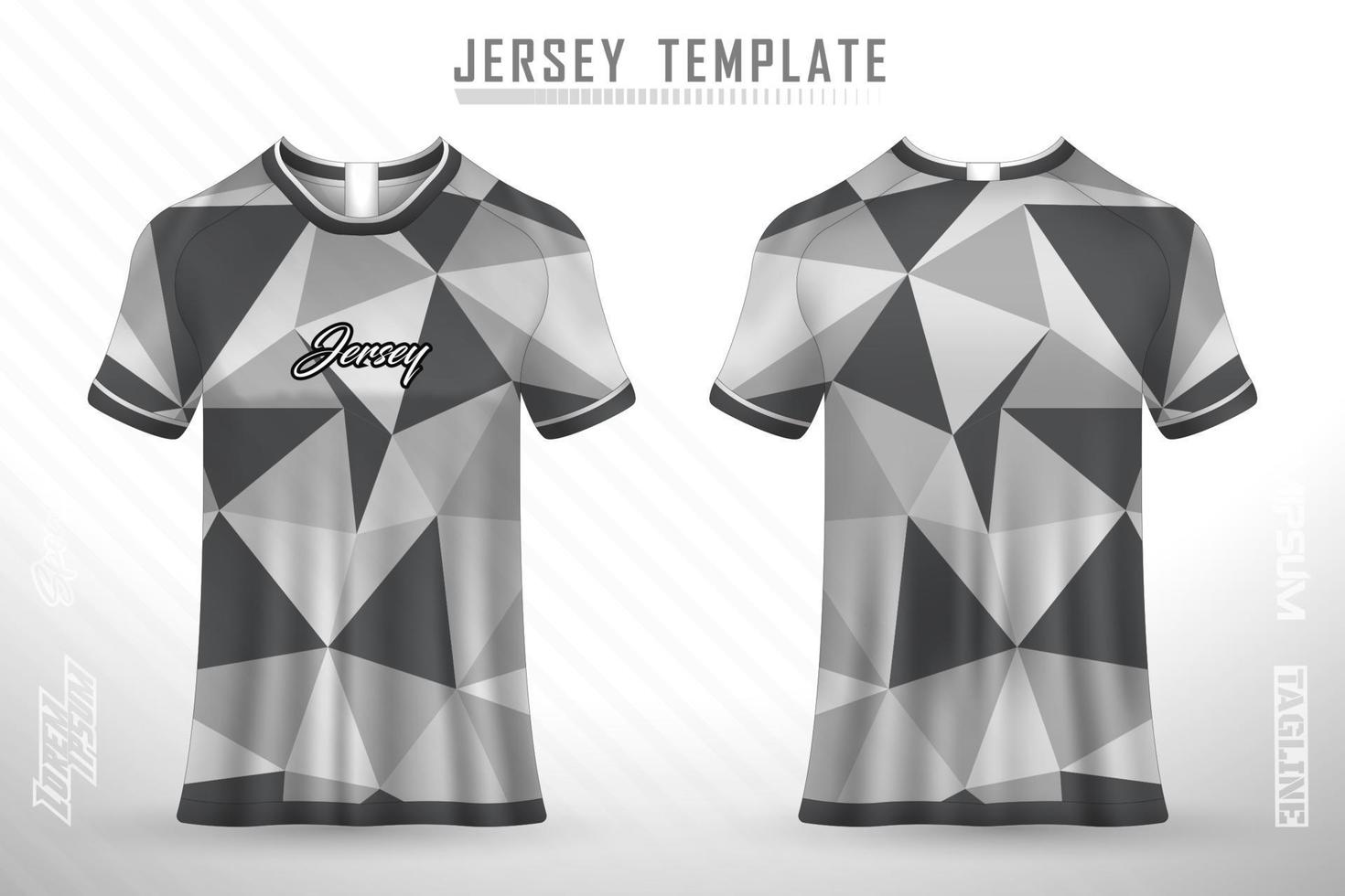 Sports jersey and t-shirt template sports jersey design vector mockup