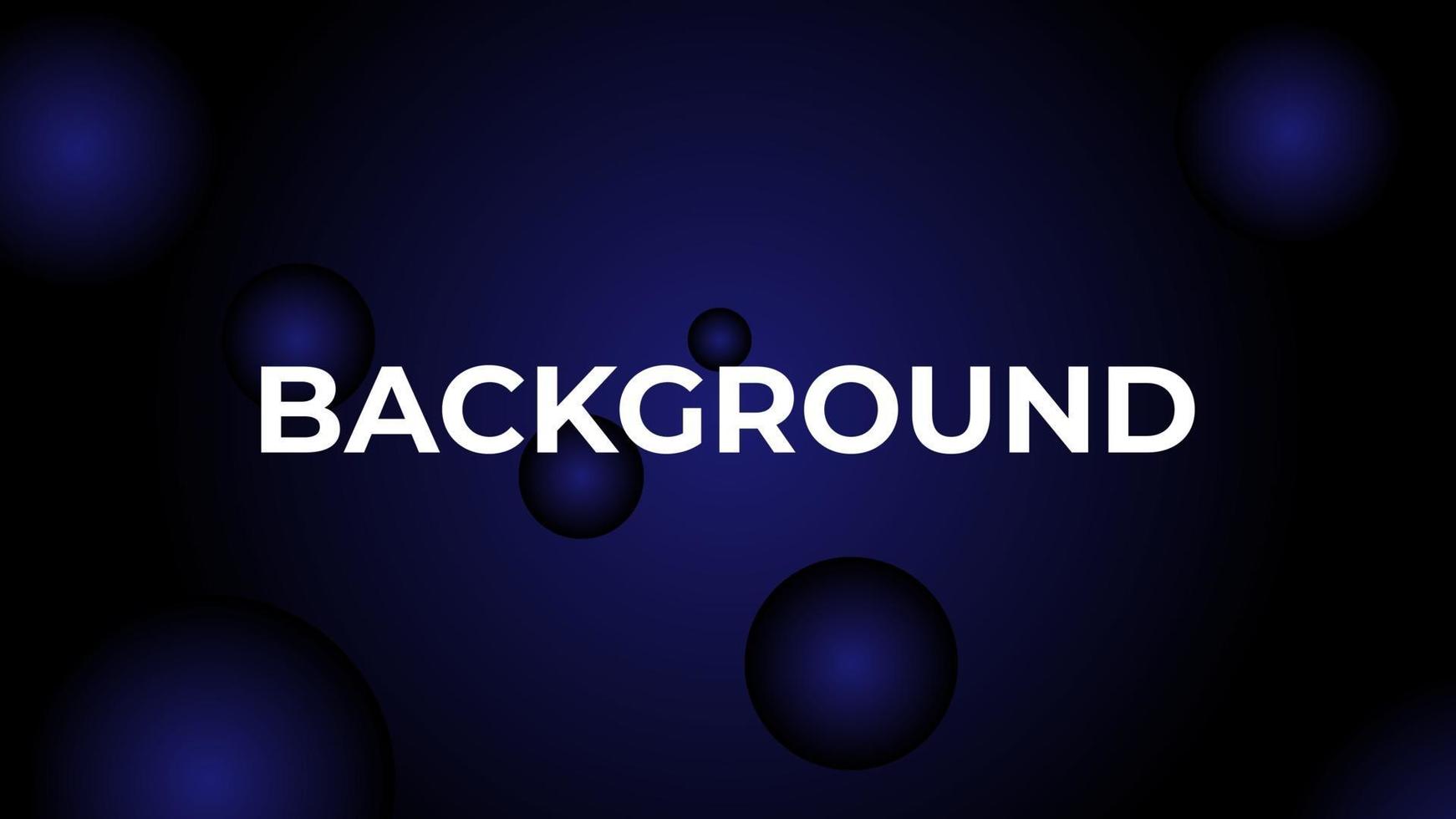 Abstract Background With Circle and Gradient Radial Balls vector