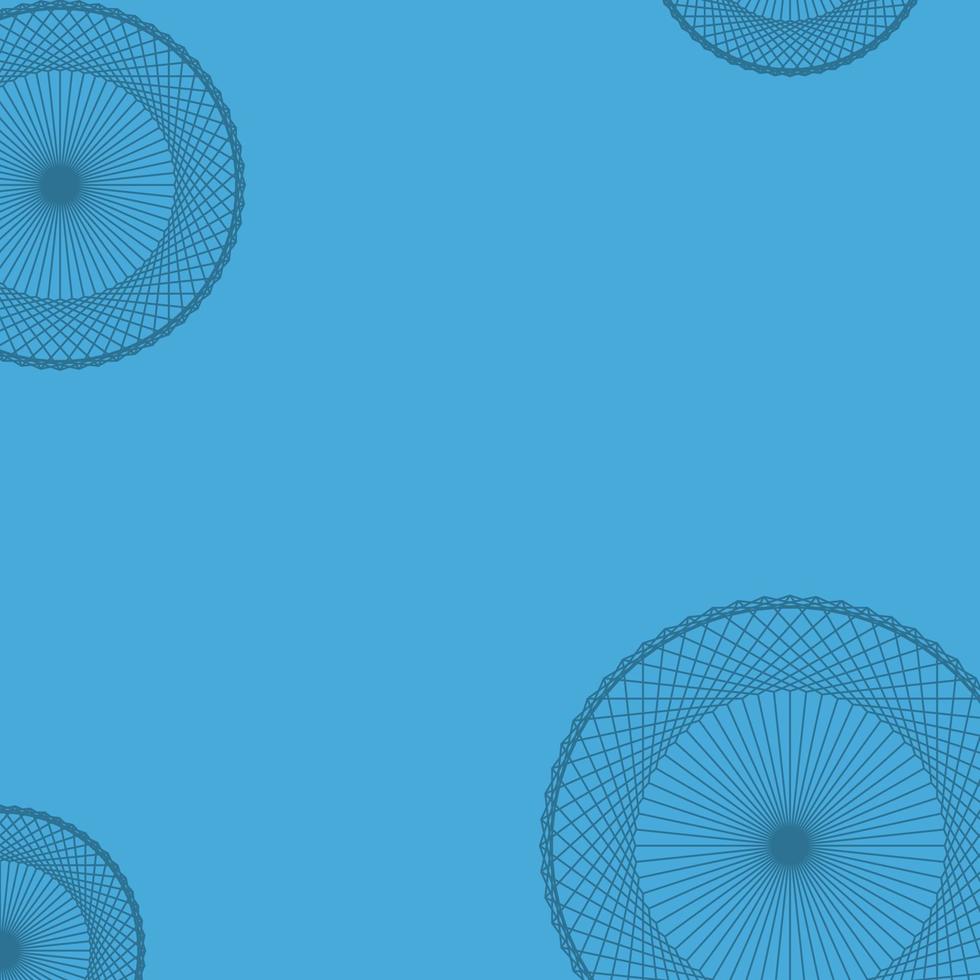 kaleidoscope abstract with blue background for any purposes vector