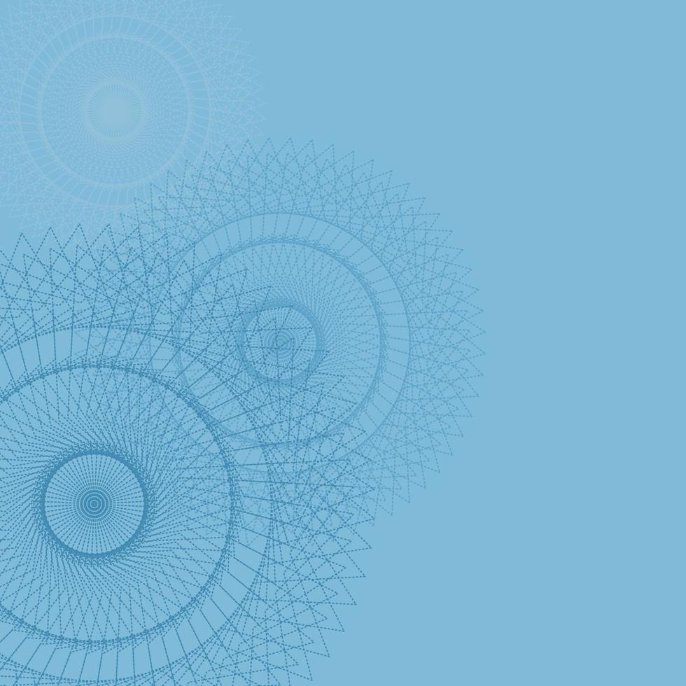 kaleidoscope abstract with light cyan background for any purposes vector