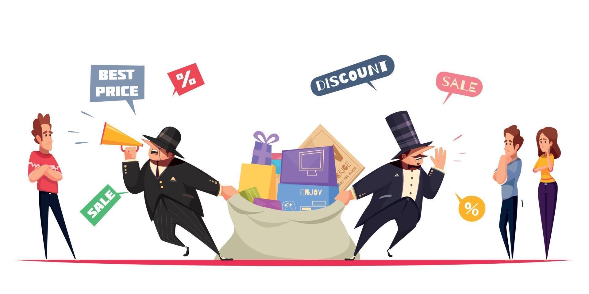 Microstock competition concept vector
