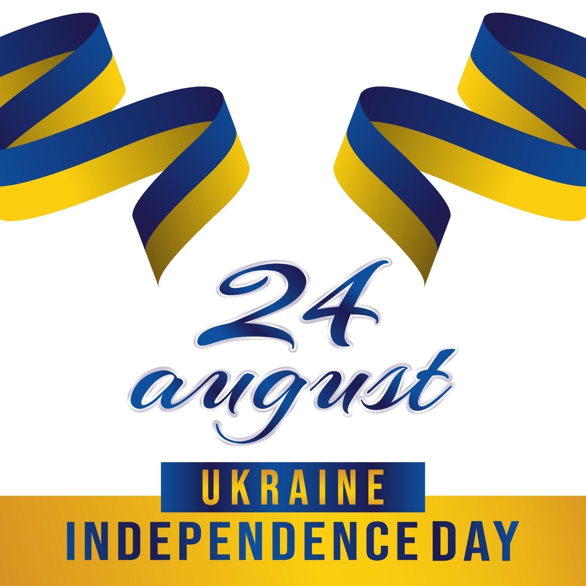 24 august ukraine independence day 3252797 Vector Art at Vecteezy