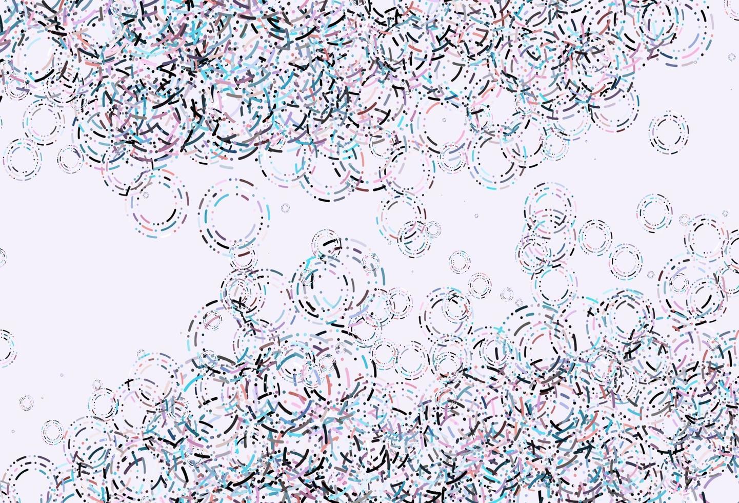 Light Blue, Red vector texture with disks.
