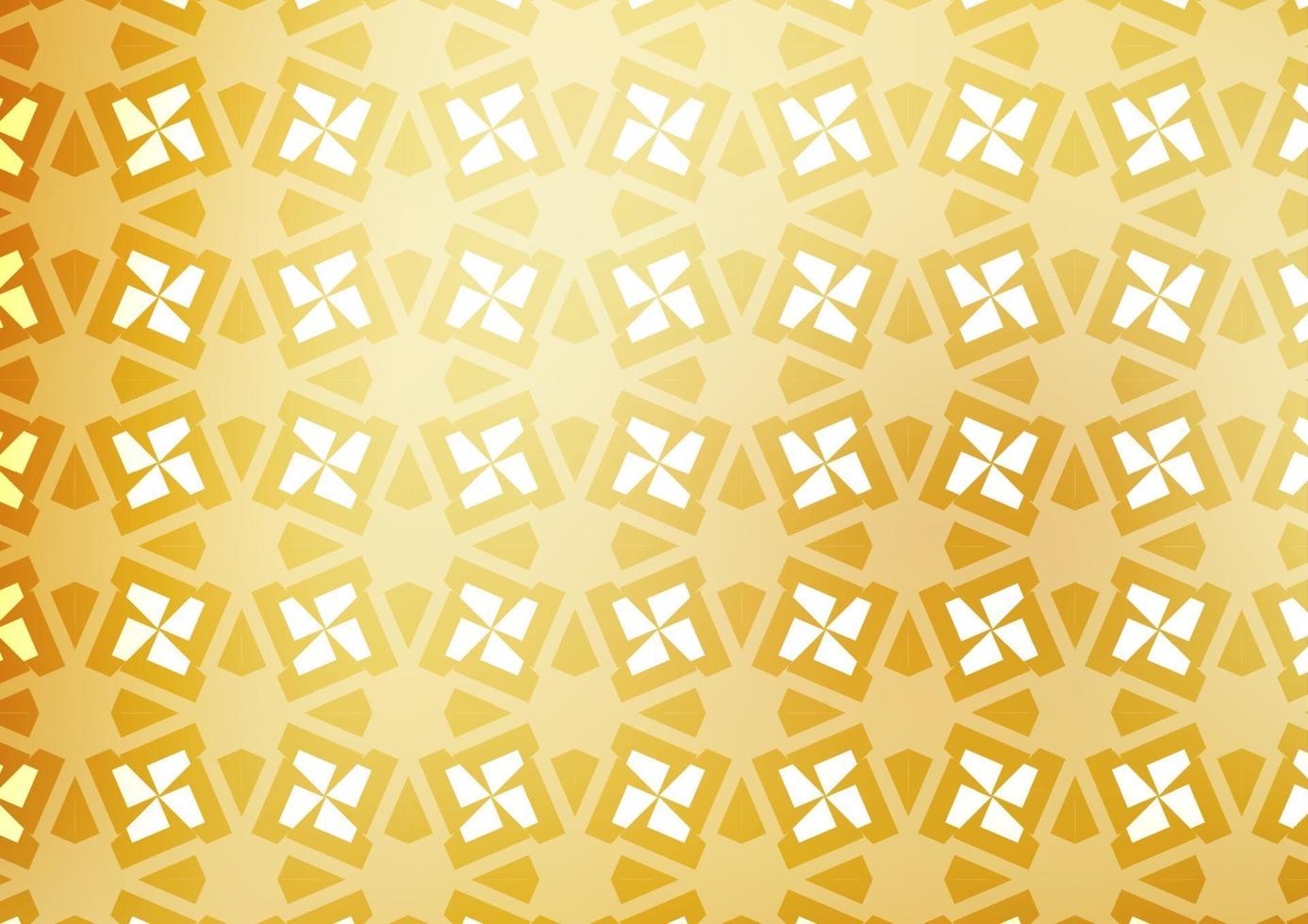 Light Yellow, Orange vector background with triangles, rectangles.