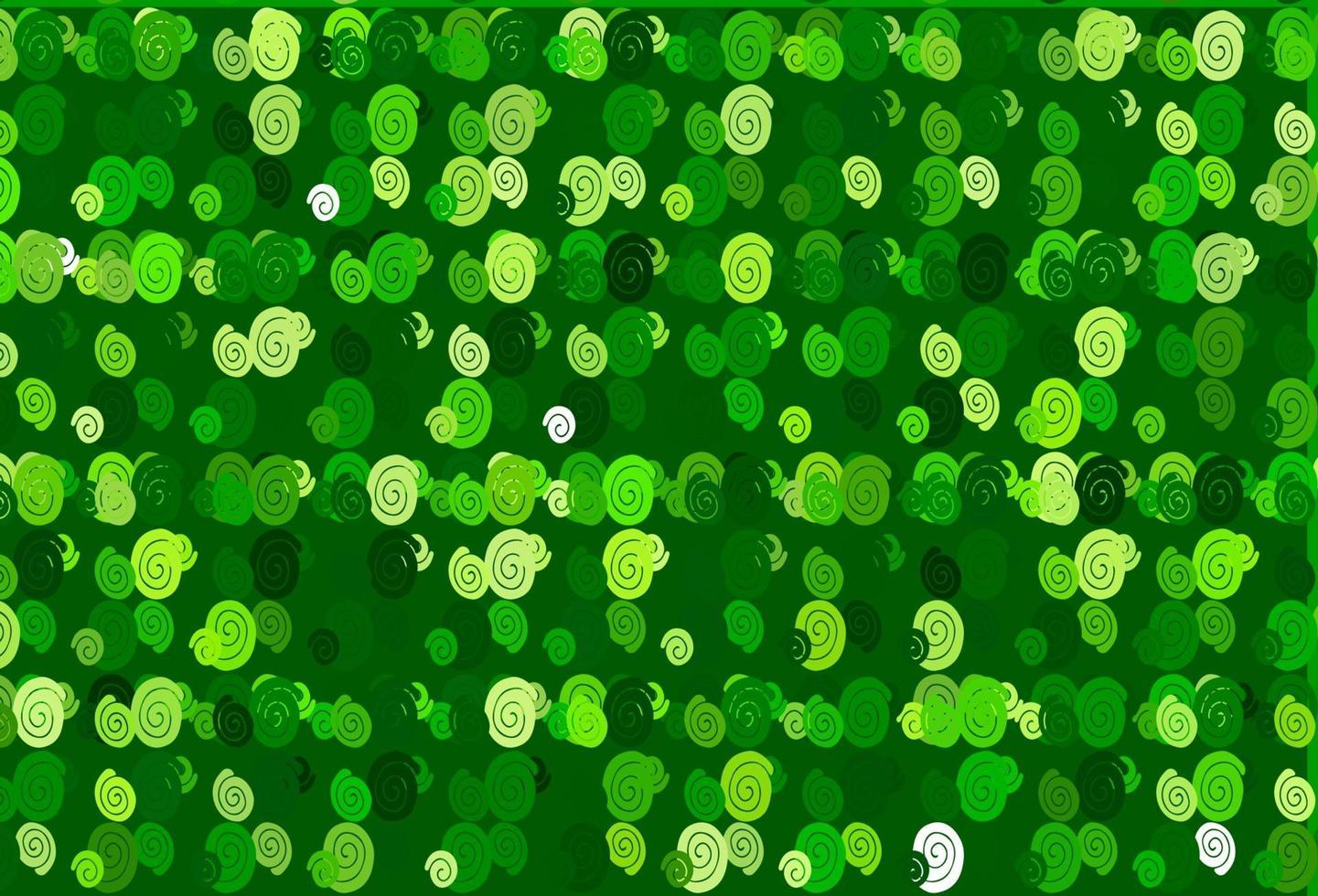 Light Green vector backdrop with bent lines.