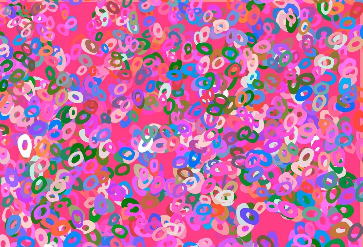 Light Multicolor, Rainbow vector template with circles.