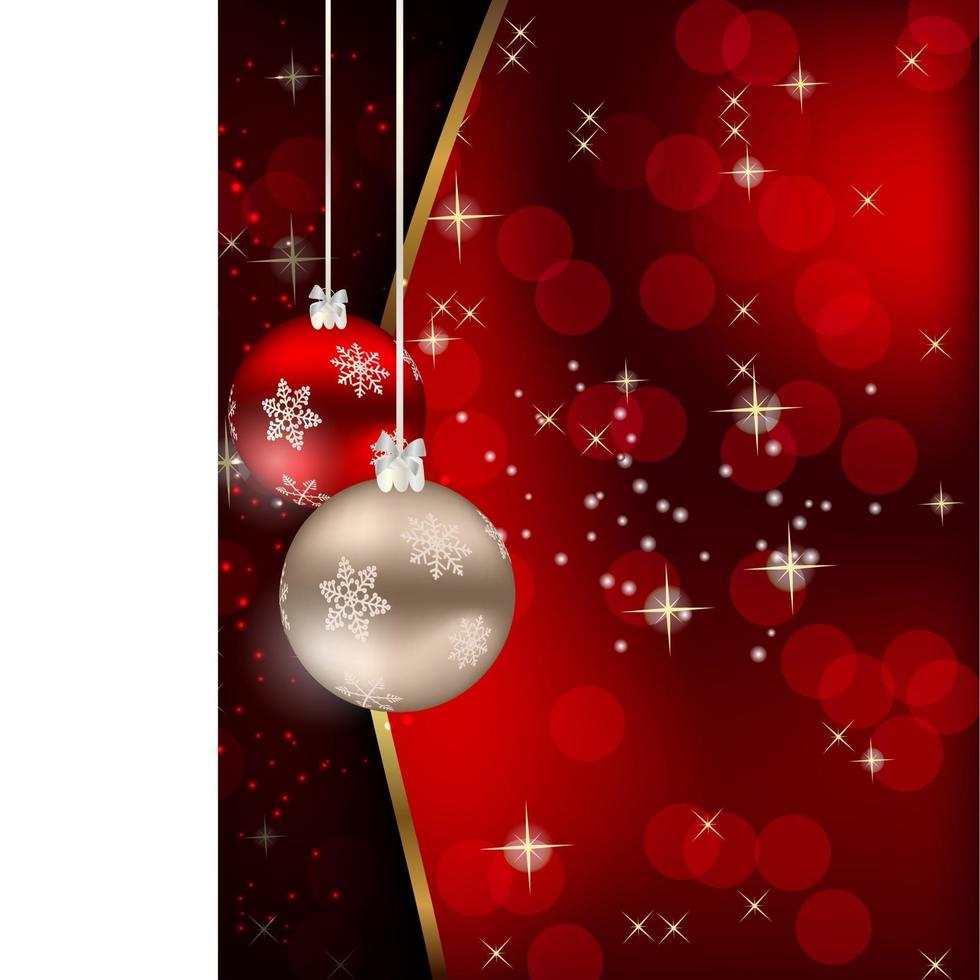 Abstract beauty Christmas and New Year background. vector