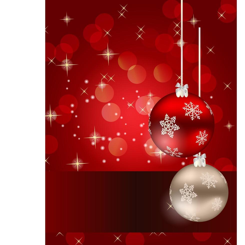 Abstract beauty Christmas and New Year background. vector