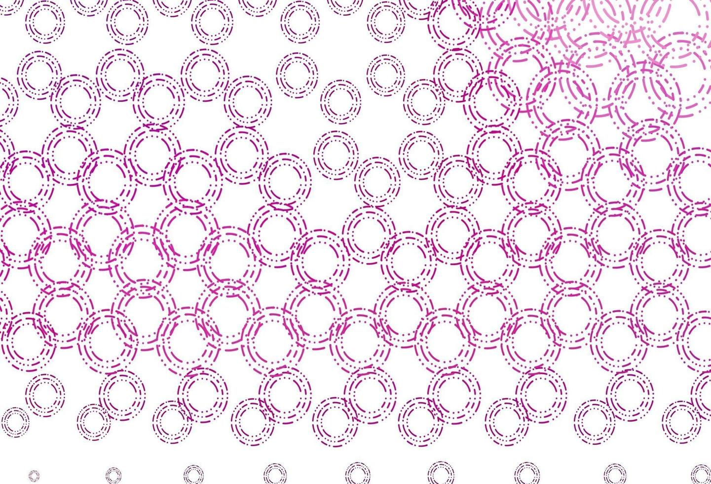 Light purple vector template with circles.
