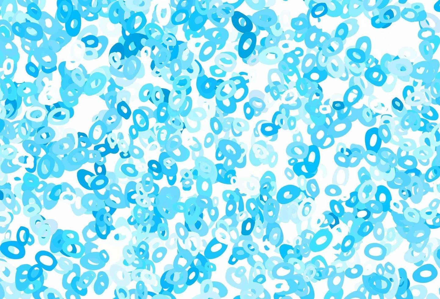 Light BLUE vector template with circles.