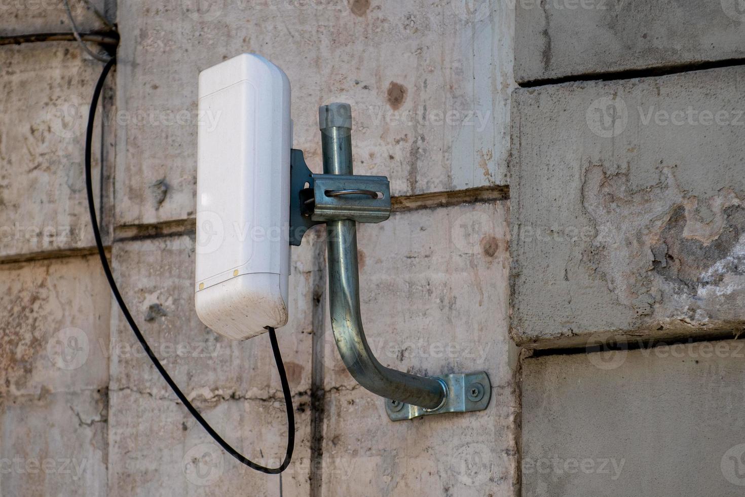 antena para recepción wi-fi desde el exterior foto