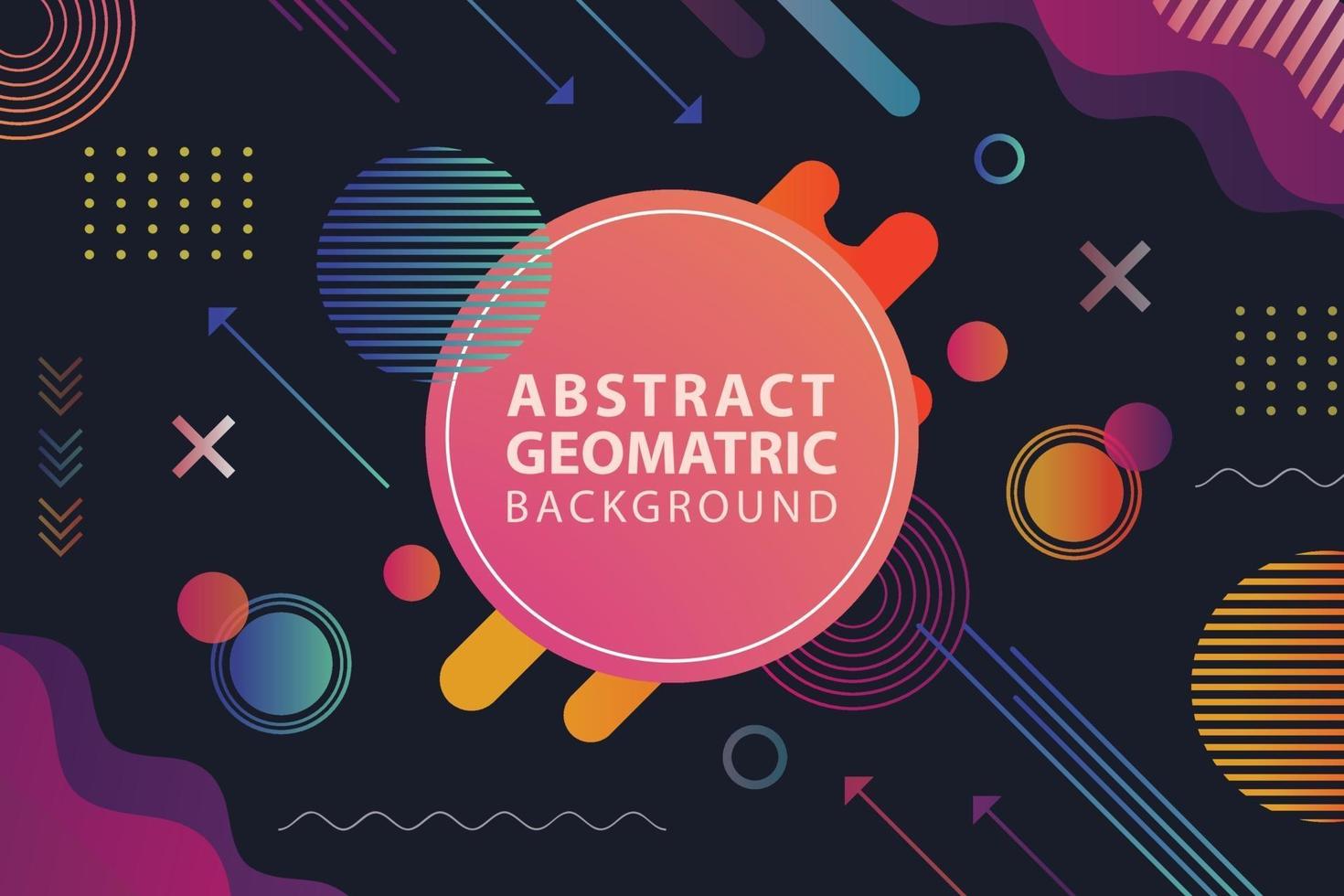 diseño de fondo futurista geométrico abstracto vector