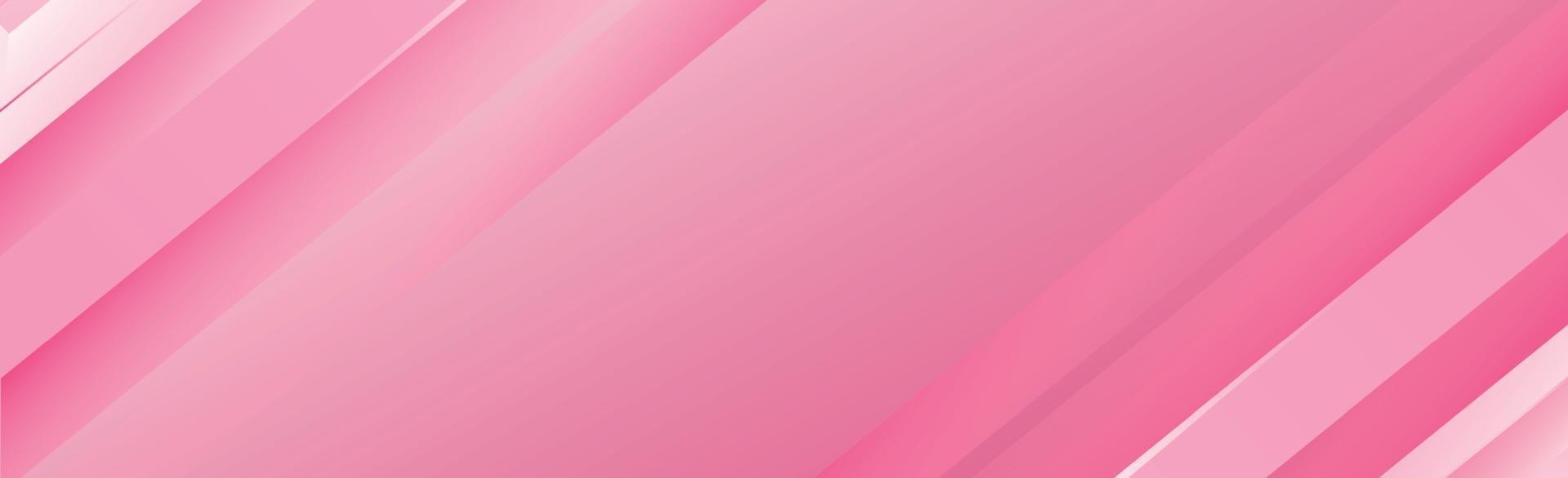 Fondo de línea rosa abstracta con brillo y sombra - vector